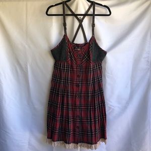 Free people plaid dress